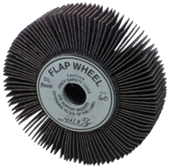 4 x 2" - 120 Grit - Aluminum Oxide - Non-Woven Flap Wheel - A1 Tooling