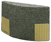 11-1/4 x 3 x 8'' - High 30-F Grit - Grinding Wheel Segment - A1 Tooling