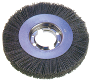 6" Diameter - 2" Arbor Hole - 120 SC Abrasive Nylon Straight Wheel - A1 Tooling