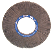 10" Diameter - 2" Arbor Hole - Rd Crimped Nylon Abrasive Straight Wheel - A1 Tooling