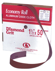 1-1/2'' x 50 Yds - 100 Grit - Aluminum Oxide Shop Roll - A1 Tooling