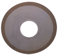 6 x 1 x 1-1/4'' - 1/8'' Abrasive Depth - 150 Grit - 3/8 Rim CBN Dish Wheel - Type D12A2 - A1 Tooling