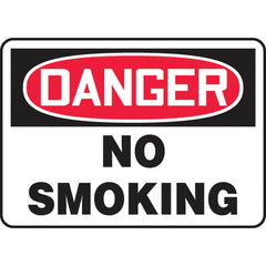 Sign, Danger No Smoking, 10″ × 14″, Vinyl - A1 Tooling