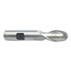 7/16'' Dia. - 3'' OAL - Uncoated HSS - Ball End SE EM - 2 FL - A1 Tooling