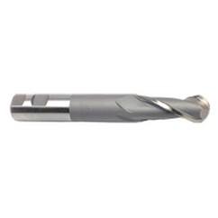 5/8'' Dia. - 4-5/8'' OAL - Uncoated HSS - Ball End SE EM - 2 FL - A1 Tooling