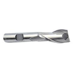 14mm Dia. x 3-1/8 Overall Length 2-Flute Square End M-42 Cobalt SE End Mill-Round Shank-Center Cut-Uncoated - A1 Tooling