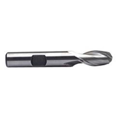 3/4'' Dia. - 3-7/8'' OAL - Uncoated M-42 Cobalt - Ball End SE EM - 2 FL - A1 Tooling