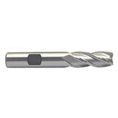 7/8 Dia. x 5-3/4 Overall Length 4-Flute Square End M-42 Cobalt SE End Mill-Round Shank-Center Cut-Uncoated - A1 Tooling