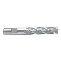 1/2 Dia. x 4 Overall Length 4-Flute Square End M-42 Cobalt SE End Mill-Round Shank-Center Cut-Uncoated - A1 Tooling