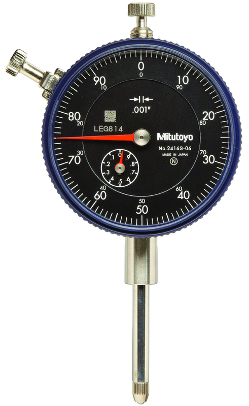 1" Total Range - 100-0 Dial Reading - AGD 2 Dial Indicator - A1 Tooling