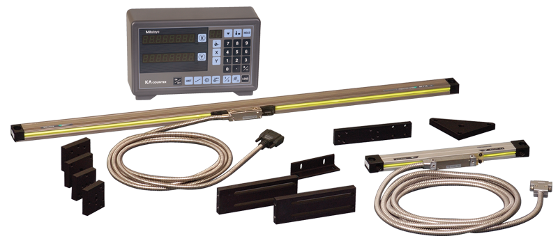 Digital Readout System - #174-173PM2K; 2-Axis; 12 x 36'' Series ABS-AOS; For Milling Applications - A1 Tooling