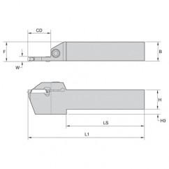 250214 WMT LH TOOLHOLDER 16 X 16 - A1 Tooling