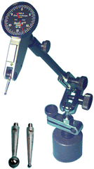 Kit Contains: .030" Bestest Indicator; Fine Adjustment Mag Base With Dovetail Clamp - Best-Test Indicator/Magnetic Base & Indicator Point Set - A1 Tooling