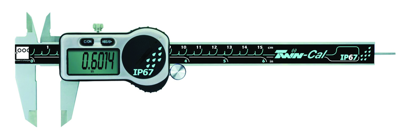 0-6/150MM Twin-Cal Digital Caliper - .0005"/0.01 mm Resolution -  Square Depth Rod - A1 Tooling