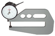#DG10-16 - 0 - .050'' Range - .001" Graduation - 2'' Throat Depth - Dial Thickness Gage - A1 Tooling