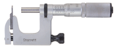 #220XFL-1 - 0 - 1'' Measuring Range - .001 Graduation - Friction Thimble - Carbide Face - Multi Anvil Micrometer - A1 Tooling