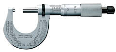 #T230XFL - 0 - 1'' Measuring Range - .001 Graduation - Friction Thimble - Carbide Face - Outside Micrometer - A1 Tooling