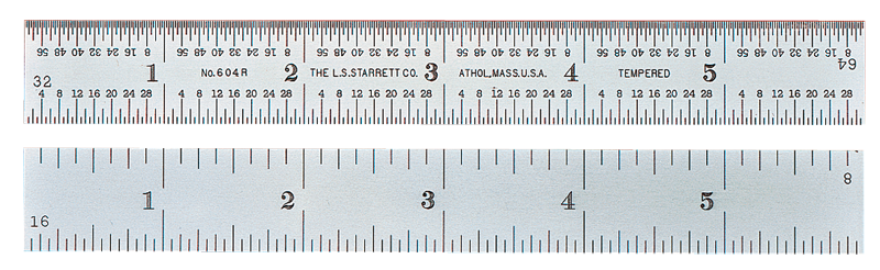 #C335S-300 - 300mm Long - 35 Graduation - 1'' Wide - Semi-Flexible Rule - A1 Tooling