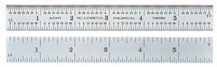 #C636ME-150-Certified - 5-3/4 / 150mm Long - 36 Graduation - 3/4'' Wide - Spring Tempered Rule with Certification - A1 Tooling