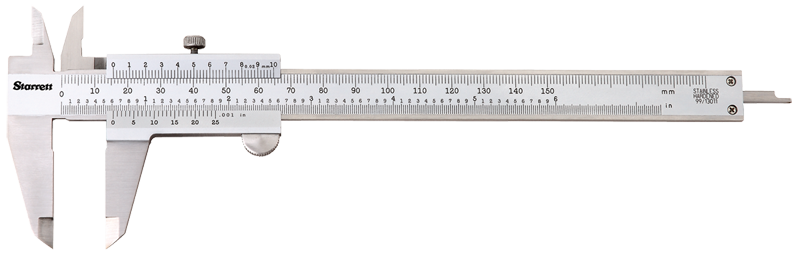 #125MEA-8/200 - 0 - 8 / 0 - 200mm Measuring Range (.002 /0.02mm Grad.) - Vernier Caliper - A1 Tooling