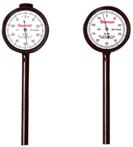 #650A1Z - 0-100 Dial Reading - Back Plunger Dial Indicator w/ 3 Pts & Deep Hole Attachment & Accessories - A1 Tooling