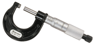 #T436.1XRL-2   1 - 2'' Measuring Range - .001 Graduation - Ratchet Thimble - Carbide Face - Outside Micrometer - A1 Tooling