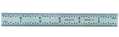 #C604RE-6 - 6" Long - 4R Graduation - 3/4'' Wide - Spring Tempered Chrome Scale - A1 Tooling