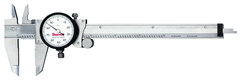 #120A-6 - 0 - 6'' Measuring Range (.001 Grad.) - Dial Caliper with Letter of Certification - A1 Tooling