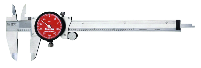 #R120A-6 - 0 - 6'' Measuring Range (.001 Grad.) - Dial Caliper - A1 Tooling