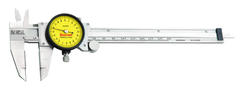 #120MX-150 - 0 - 150mm Measuring Range (0.02mm Grad.) - Dial Caliper with Certification - A1 Tooling