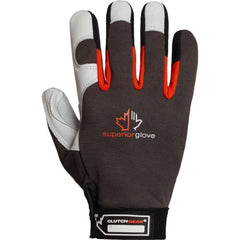 Durable, high-dexterity goatskin mechanic gloves