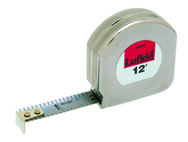 #C9212X - 1/2" x 12' - Chrome Clad Mezurall Measuring Tape - A1 Tooling