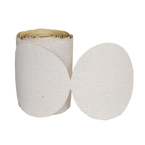 6" - 100 Grit - Aluminum Oxide - PSA Paper Disc Roll - A1 Tooling