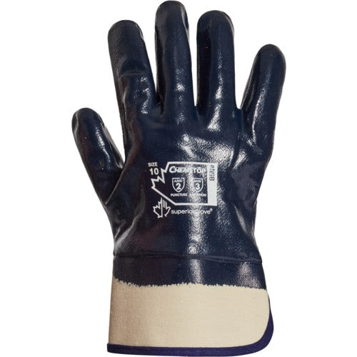 Puncture resistant oil and grease-proof gloves