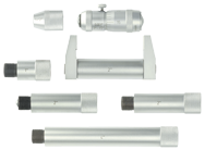 2 - 12'' Measuring Range - .001" Graduation - Hardened & Ground Face - Tubular Inside Micrometer Set - A1 Tooling