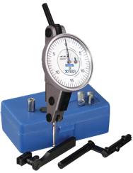 .060 Range - .0005 Graduation - Horizontal Dial Test Indicator w/ Accessories - A1 Tooling