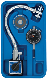 Kit Contains: AGD Indicator; Flex Arm Mag Base; Magnetic Indicator Back In Case - Chrome Flex Mag Set - A1 Tooling