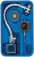 Kit Contains: AGD Indicator; Flex Arm Mag Base; Magnetic Indicator Back In Case - Chrome Flex Mag Set - A1 Tooling