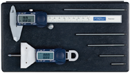 Kit: 6"/150mm Poly-Cal Caliper and Xtra-Value Depth Gage - Xtra Value Depth Gage & Poly Cal Kit - A1 Tooling