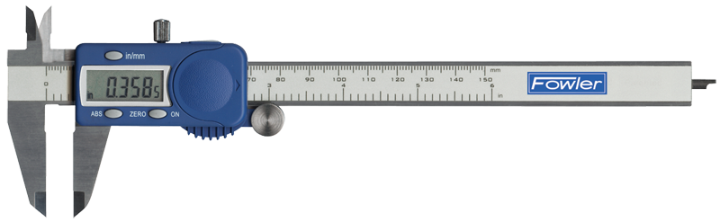 0 - 6" / 0 - 150mm Measuring Range (.0005" / .01mm Res.) - Xtra-Value Electronic Caliper - A1 Tooling