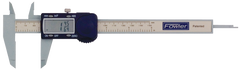 0 - 6" / 0 - 150mm Measuring Range (.0005" / .01mm; fractions in 1/64 increments Res.) - Poly-Cal Electronic Caliper - A1 Tooling