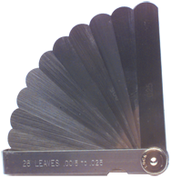 #5015 - 15 Leaf - .0015 to .200" Range - Thickness Gage - A1 Tooling