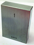 .107" - Certified Rectangular Steel Gage Block - Grade 0 - A1 Tooling