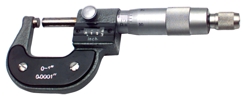 3 - 4'' Measuring Range - .0001 Graduation - Ratchet Thimble - Carbide Face - Digital Outsite Micrometer - A1 Tooling