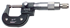 0 - 3'' Measuring Range - .0001 Graduation - Ratchet Thimble - Carbide Face - Digital Outsite Micrometer Set - A1 Tooling