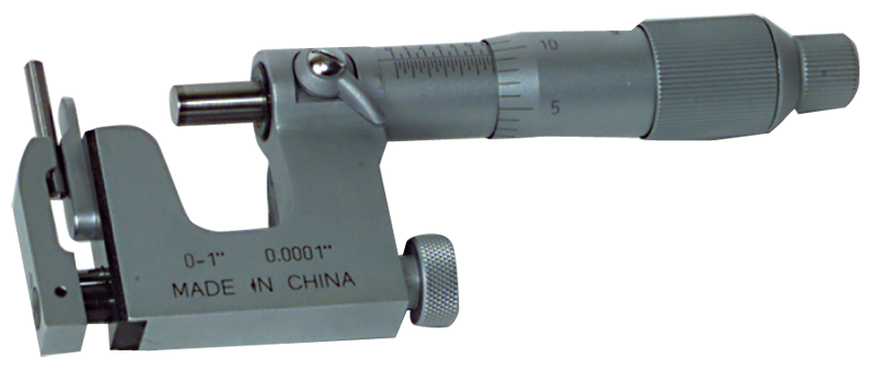 1 - 2'' Measuring Range - .0001 Graduation - Friction Thimble - Carbide Face - Mutli-Anvil Micrometer - A1 Tooling