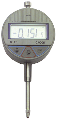 0 - 1 / 0 - 25mm Range - .0005/.01mm Resolution - Electronic Indicator - A1 Tooling