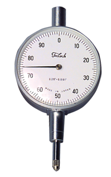 .500 Total Range - White Face - AGD 2 Dial Indicator - A1 Tooling