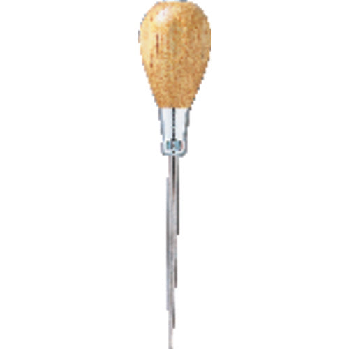 ‎818 General Hardwood Handle Scratch Awl - 6-1/2″ Overall Length Alloy Steel Tip - A1 Tooling