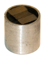 Rare Earth Two-Pole Magnet - 1-1/2'' Diameter Round; 205 lbs Holding Capacity - A1 Tooling